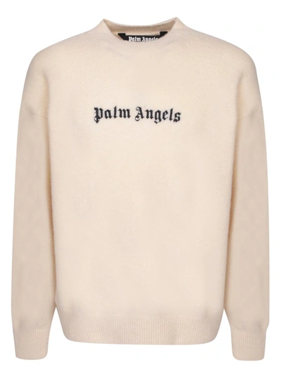 Shop Palm Angels Knitwear In White