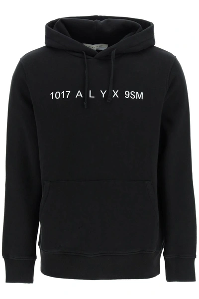 Shop Alyx Hoodie With Logo In Black