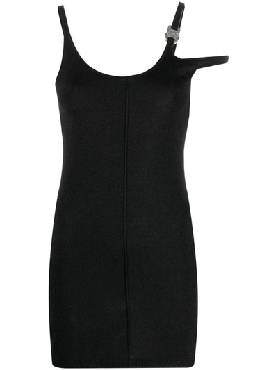 Shop Alyx 1017  9sm Ribbed Sleeveless Dress In Black