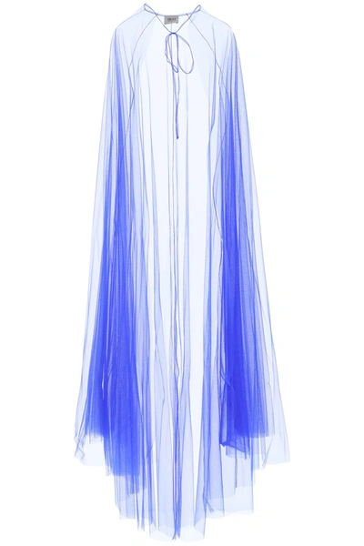 Shop 19:13 Dresscode Tulle Cape In Blue