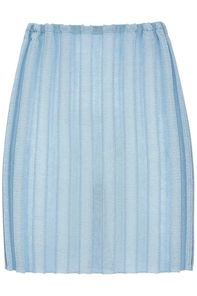 Shop A. Roege Hove Katrine Mini Skirt In Light Blue