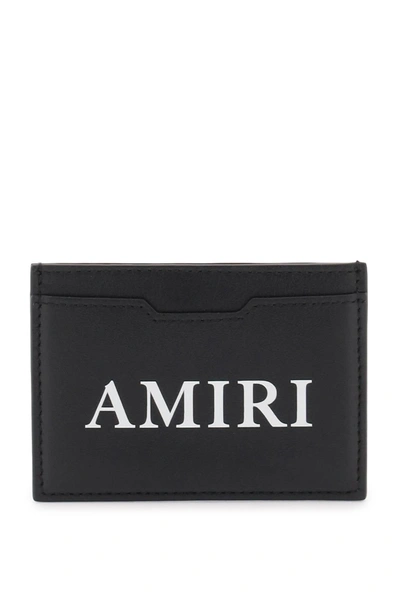 Shop Amiri Logo Cardholder In Black