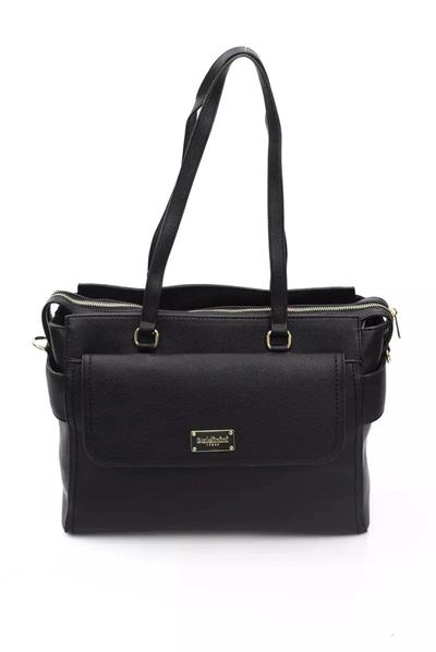 Shop Baldinini Trend Black Polyethylene Handbag