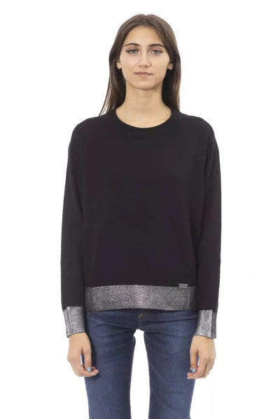 Shop Baldinini Trend Black Wool Sweater