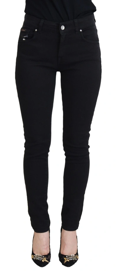 Shop Dolce & Gabbana Black Cotton Skinny  Denim Jeans