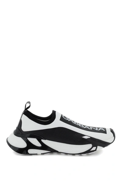 Dolce & Gabbana Sneakers White Size 11.5 Calfskin In Multi