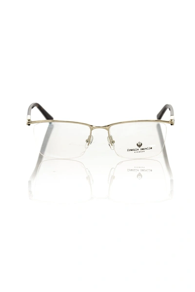 Frankie Morello Gold Metallic Fibre Frame In Gold