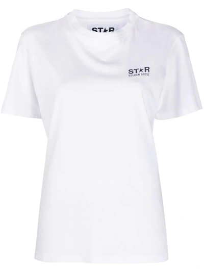Shop Golden Goose Star Collection T-shirt In White