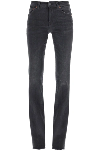 Shop Haikure Formentera Long Bootcut Jeans In Black