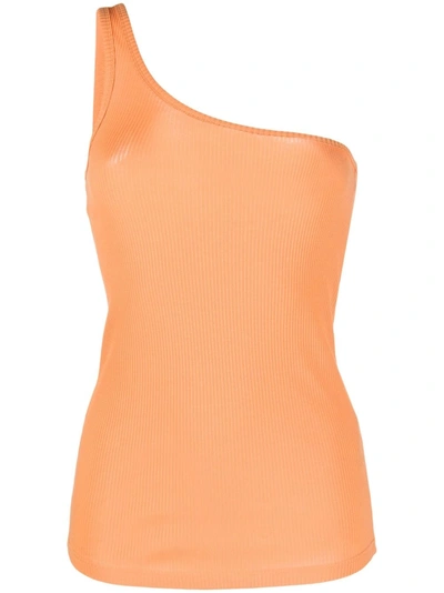 Shop Isabel Marant One-shoulder Top In Orange