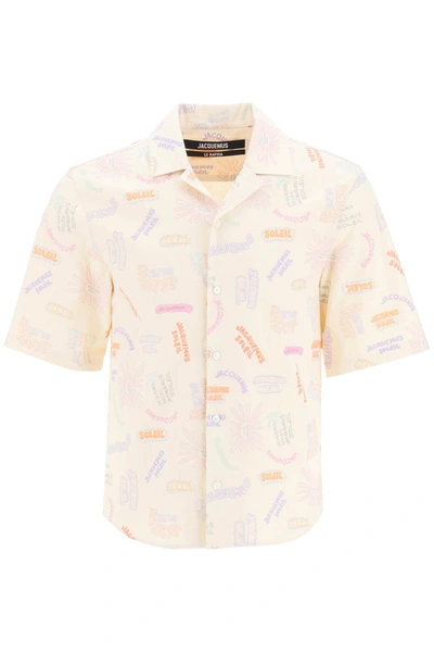 Shop Jacquemus 'la Chemise Aouro' Shirt In Mixed Colours