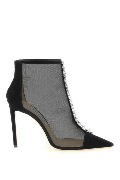 Shop Jimmy Choo Bing 100 Ankle Boots In Black