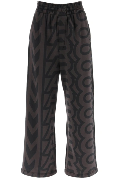 Shop Marc Jacobs 'the Monogram Oversize Sweatpants' In Mixed Colours