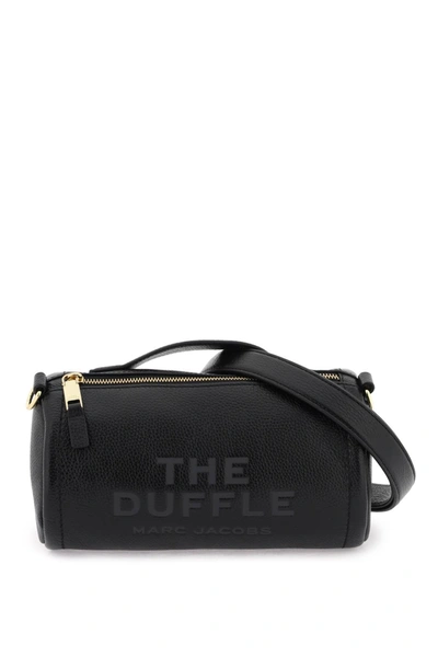 Shop Marc Jacobs The Leather Duffle Bag In Black