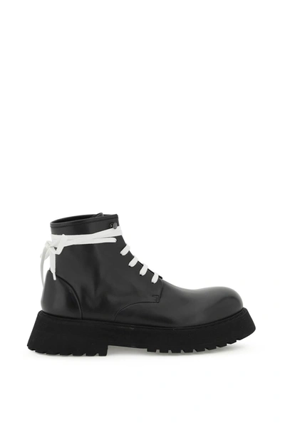 Shop Marsèll Marsell 'micarro' Combat Boots In Black