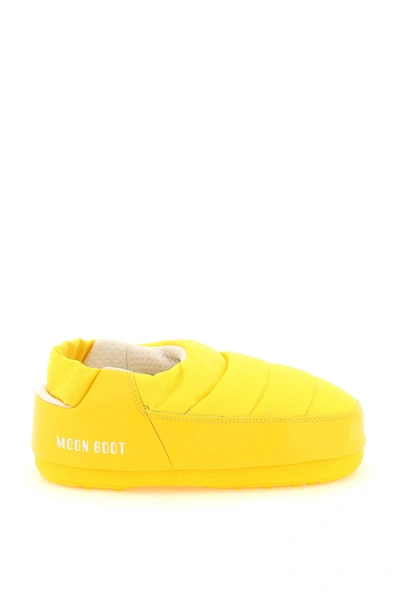 Shop Moon Boot 'evolution' Sandals In Yellow