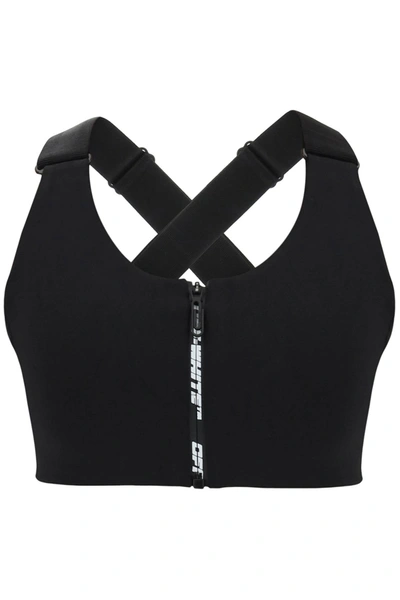 Shop Off-white Sporty Crop Top In Black
