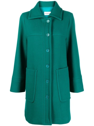 Shop P.a.r.o.s.h Single-breasted Coat In Green