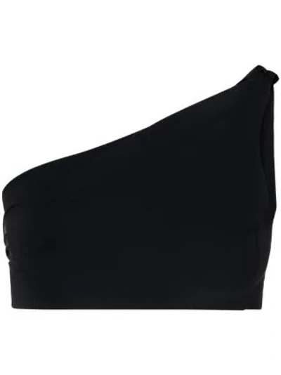Shop Rick Owens One-shoulder Bikini Top In Black