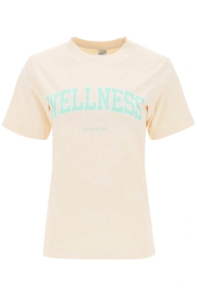 Shop Sporty And Rich Sporty Rich Wellness Ivy T-shirt In Yellow