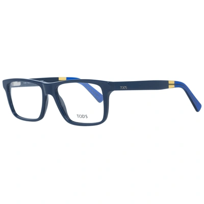 Shop Tod's Blue Men Optical Frames