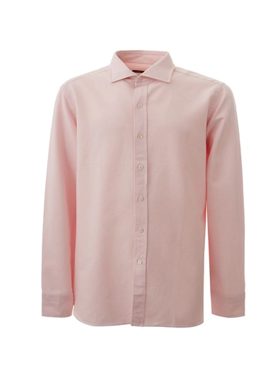 Shop Tom Ford Pink Long Sleeves Regular Fit Shirt