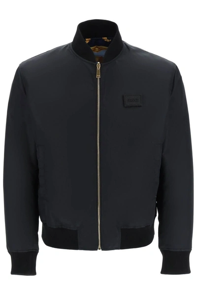 Shop Versace Barocco 660 Reversible Bomber Jacket In Mixed Colours