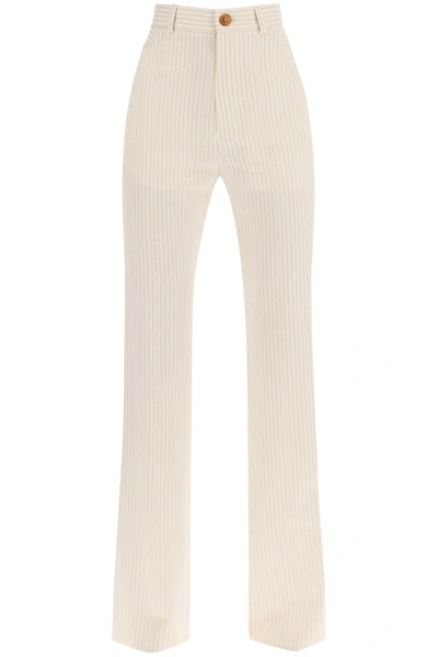 Shop Vivienne Westwood 'ray' Trousers In Wool Serge In Mixed Colours