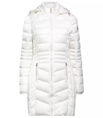 Shop Yes Zee White Polyamide Jackets & Coat