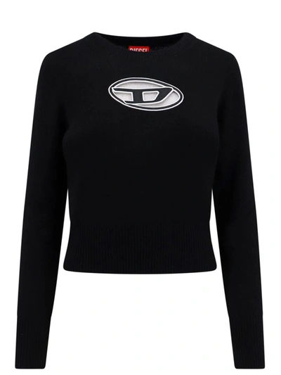 Shop Diesel Sweater In Black