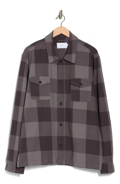 Shop Onia Plaid Blanket Cotton Jacket In Anchor