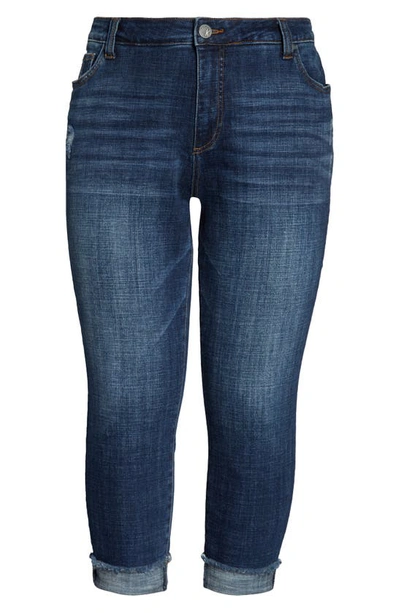 Shop Kut From The Kloth Amy Crop Straight Leg Jeans In Prestigious