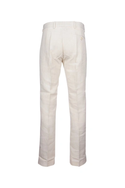 Shop Jacquemus Pants In Off-white