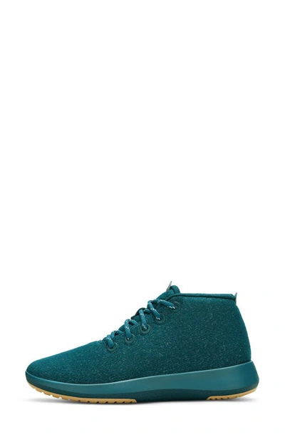 Shop Allbirds Mizzle Wool Runner Up Sneaker In Deep Emerald/ Rugged Khaki