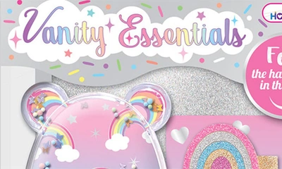 Shop Hot Focus Kids' Rainbow Vanity Essentials Assorted Set In Multi