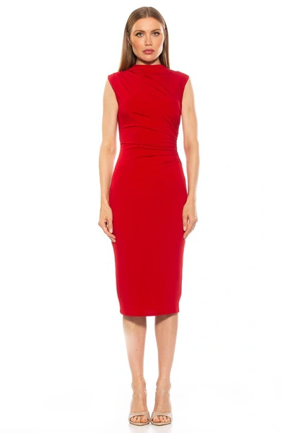 Alexia Admor Jan Bodycon Dress In Red