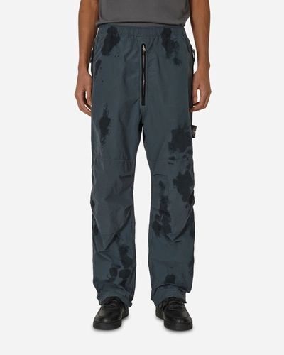 Shop Stone Island Hand Colouring Garment Dyed David Light-tc Trousers In Grey