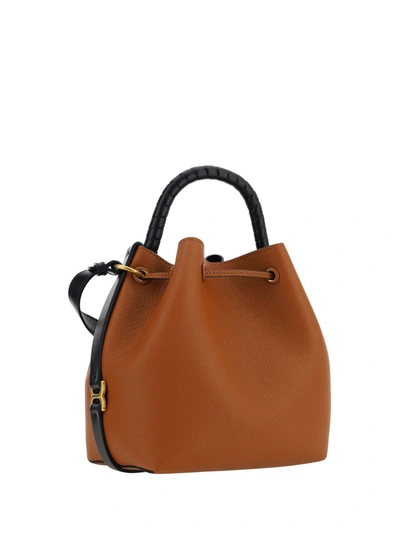 Shop Chloé Bucket Bags In Tan