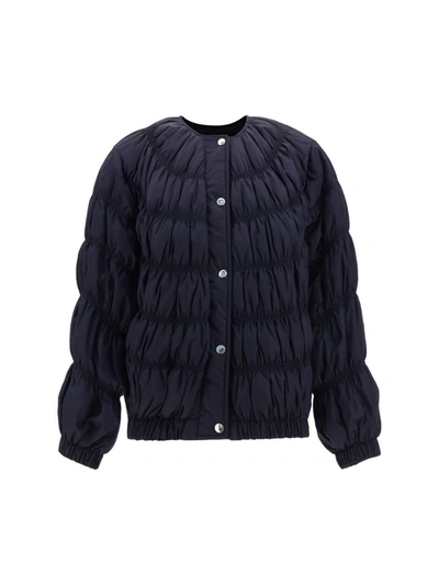 Shop Chloé Down Jackets In Abyss Blue