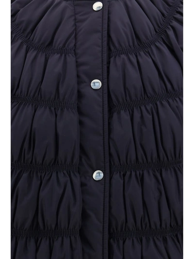 Shop Chloé Down Jackets In Abyss Blue