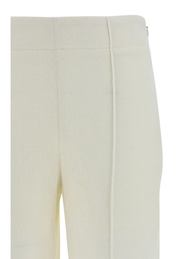 Shop Chloé Pants In Eden White