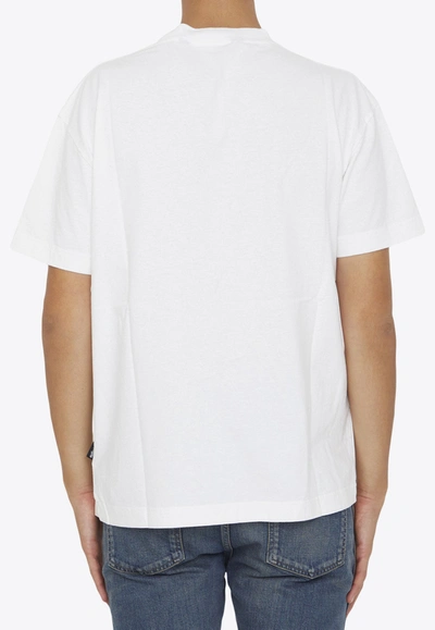 Shop Palm Angels Enzo From The Tropics T-shirt In White