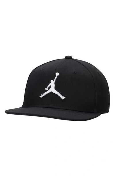 Shop Jordan Pro Baseball Cap In Black/ Anthracite/ White