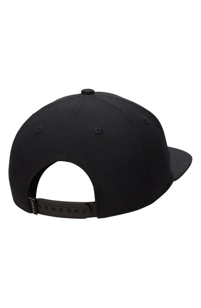Shop Jordan Pro Baseball Cap In Black/ Anthracite/ White