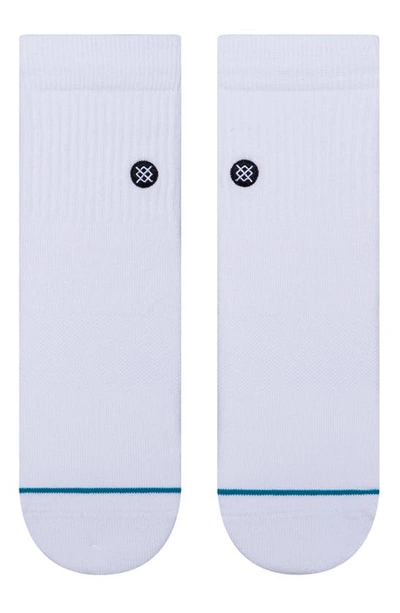 Shop Stance Icon 3-pack Quarter Crew Socks In White