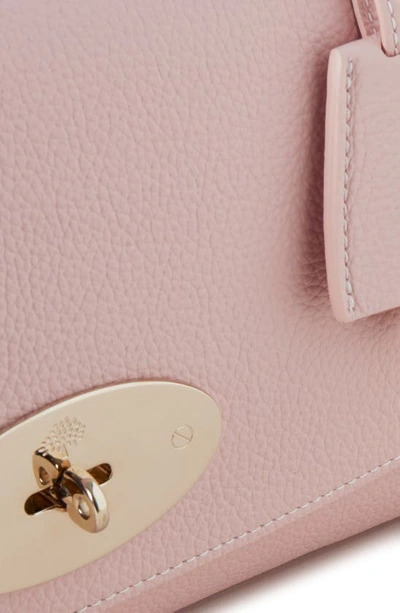 Shop Mulberry Medium Lily Convertible Leather Shoulder Bag In Icy Pink