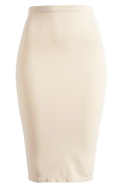Shop House Of Cb Shahla Pencil Skirt In Blush