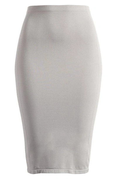 Shop House Of Cb Shahla Pencil Skirt In Grey