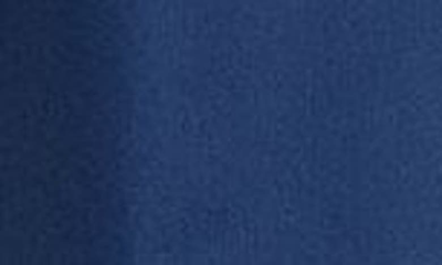 House Of Cb Nala Puff Sleeve Cotton Blend Minidress In French Navy