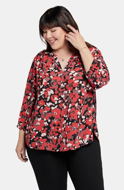 Shop Nydj Pintuck Back Yoke Top In Lilydale